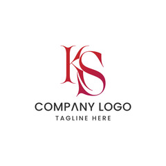Initial Letter KS Logo Design Outstanding Creative Modern Symbol Sign
