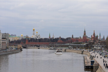 View of the Kremlin from the Big Krasnokholmsky Bridge
