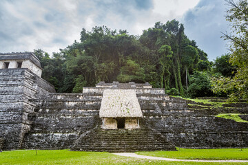 Palenque archeological site in Mexico