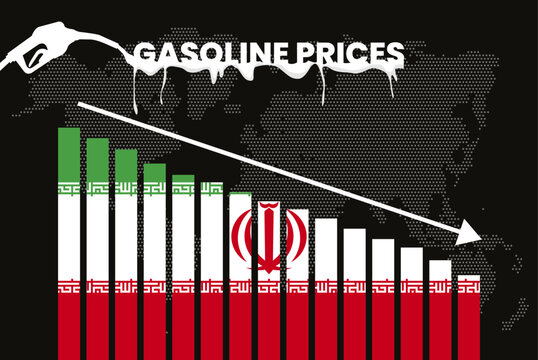 Decreasing of gasoline price in Iran change and volatility in fuel prices