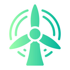 turbine gradient icon