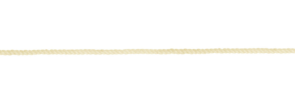 strong braided rope isolated from the background