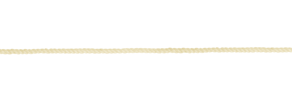 strong braided rope isolated from the background