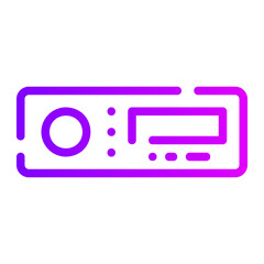 radio gradient icon