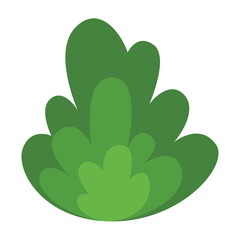 Bush Illustration Flat Design, Bush, Tree, Bushes, grass
