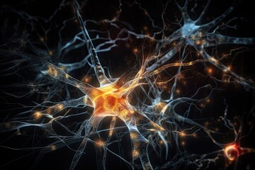 Brain Neurology In Action: Investigating Neurons and Synapses Firing Signals Under the Microscope: Generative AI