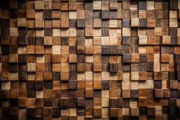 Enhance Your Home Interiors with a Unique Wooden Wall Design - Decorative Wood Patterns, Textures and Colours. Generative AI