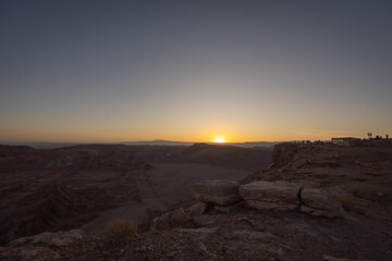 Sunset in the Atacama Desert