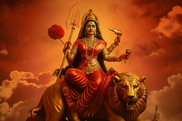 Beautiful Hindu Goddess Durga Mata