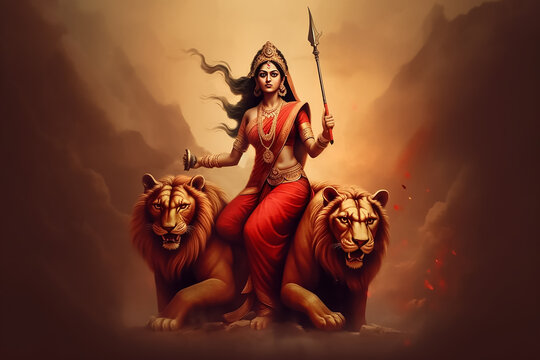 Durga Images Browse 23 720 Stock Photos Vectors And Video Adobe Stock