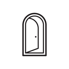 door icon design vector template