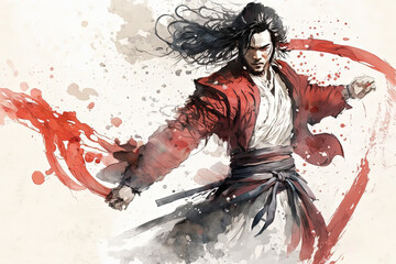 Strength and Grace. Martial arts wallpaper