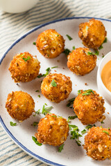 Deep Fried Goat Cheese Balls Appetizer