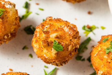 Deep Fried Goat Cheese Balls Appetizer