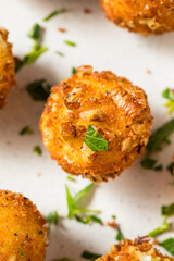Deep Fried Goat Cheese Balls Appetizer