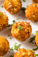 Deep Fried Goat Cheese Balls Appetizer