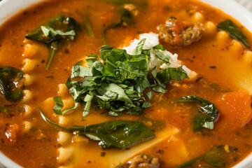 Italian Homemade Lasagna Soup