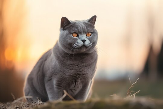Photo of british short hair cat cute
