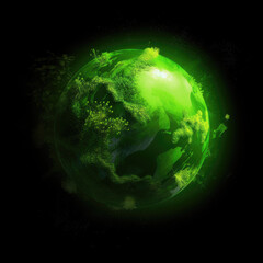 green planet earth