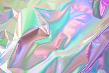 Holographic foil texture background. Generative AI