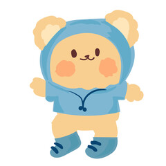 cute korea bear cartoon