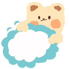 cute korea bear cartoon
