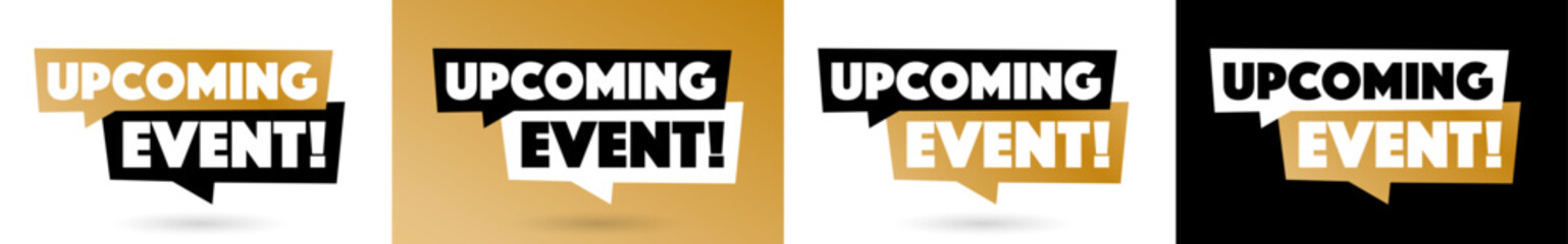 Obraz premium Upcoming events