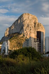 Atardecer en el Peñon de Ifach en Calpe, España