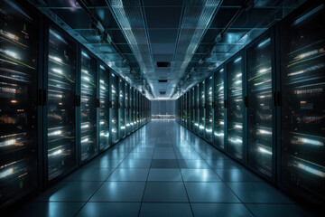 Stunning Illustration of Modern Data Center