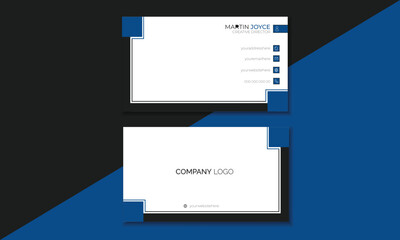 Double-sided creative business card template, creative modern name card and business card, Creative and modern business card template, Futuristic business card design.
