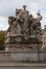 Fototapeta na wymiar Classic architecture in the city of Rome