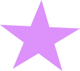 Obraz premium Purple star icon