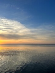 Naklejka na ściany i meble Choctawhatchee Bay Florida sunset