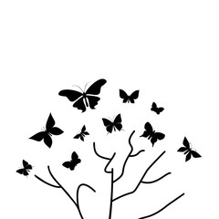 Forest butterflies - 589636271