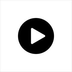Video player icon. sign for mobile concept and web design. vector illustration on white background