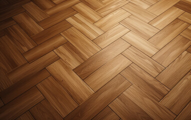 Wooden parquet floor texture. Abstract background and texture for design. Generative AI