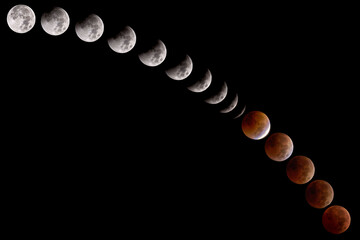 Lunar Eclipse Time-lapse