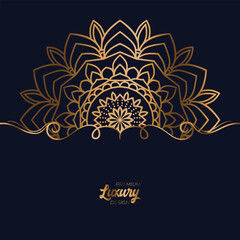 Luxury mandala design background