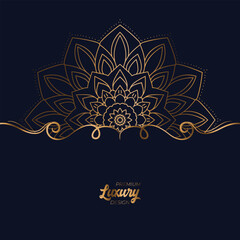 Luxury mandala design background