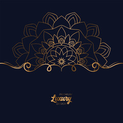 Luxury mandala design background