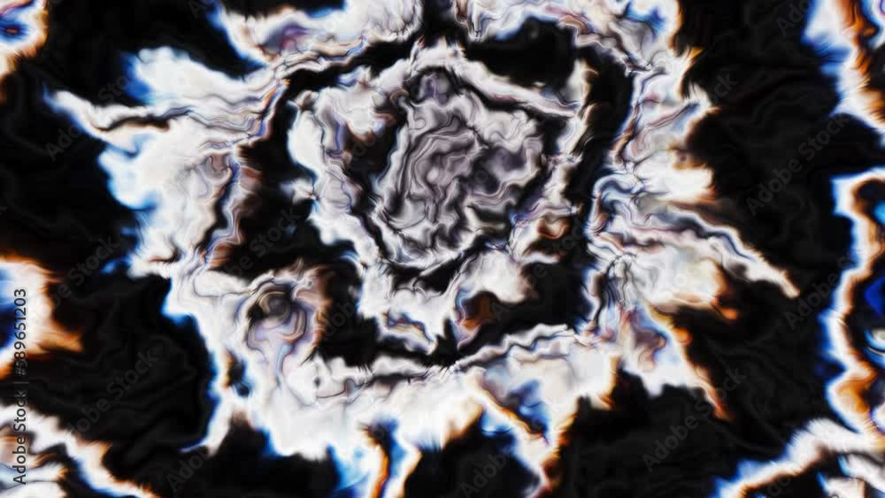 Poster bright psychedelic flashes of moving plasma pattern. motion. flashing flashes of bright pattern with