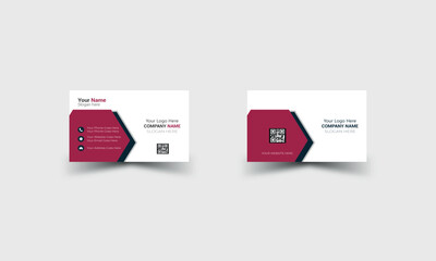 modern trend professional business card design corporate vector file print layout