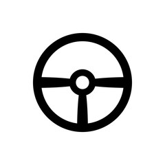 Steering wheel icon.