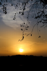 Clouds and lovely sky at Sunset in Toledo