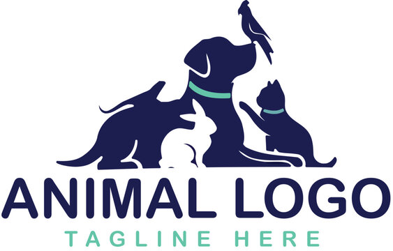 Pet Shop Animal Logo
