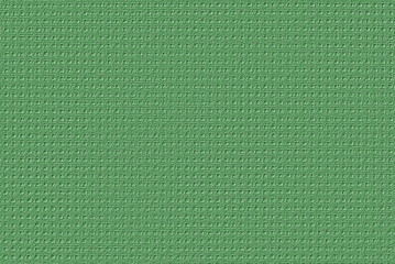 Digitally embossed image of green woven aida cloth used for cross stitch