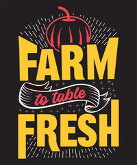 Farming Quote-Custom Typography, Print, Vector, Template design 