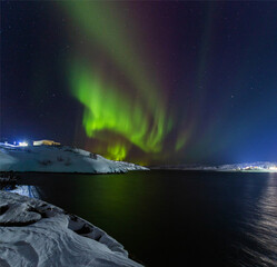 northern Lights, Teriberka, Murmansk region, Russia