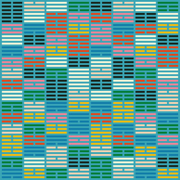 I Ching Chinese Taoism Philosophy Abstract lines