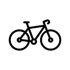 Fototapeta premium Bicycle icon. sign for mobile concept and web design. vector illustration